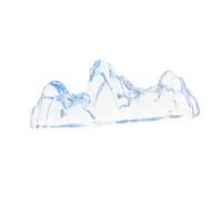 GARIOUANS Presse-papier en Cristal pour Calligraphie et Support Pinceaux, Couleur Bleu Océan, Presse-papier Lesté Multifonction, Outil de Calligraphie Traditionnel pour Bureau Créatif