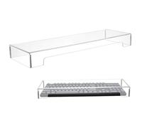GARIOUANS Protection Clavier Acrylique Transparent Housse Amovible et Lavable Poussière pour Claviers Mécaniques et Pc Couvre et Facile à Nettoyer Adapté