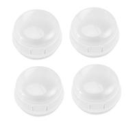 GARIOUANS Protection de Bouton de Cuisinière Blanc en Plastique 4pcs, Verrou de Sécurité pour Bébé, Couverture pour Four et Gazinière, Sécurité Garçon et Filles la Cuisine