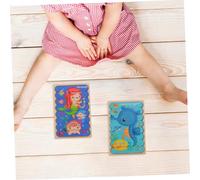 GARIOUANS Puzzle Bois Cartoon Éducatif pour Garçon Fille de Reconnaissance Ludique Bois Sûr Puzzle à pour Apprentissage Précoce et Développement Cadeau Jeu Garçon Fille Ans et Plus