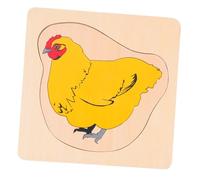 GARIOUANS Puzzle Éducatif Bois pour Garçon Fille Jeu Déveil avec Animaux Cartoon Puzzle Multicouche Pédagogique Sûr et Portable pour Garçons et Filles