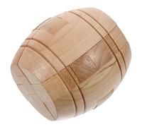 GARIOUANS Puzzle Luban en Bois 6 CM Casse-Tête Intellectuel Ming Lock pour Garçon et Filles et Adultes Jeu Éducatif de Coordination Œil-Main et Développement Logique