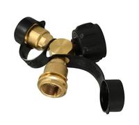 GARIOUANS Raccord en t pour Réservoir Propane y Type Manette - Kit De Connexion pour Barbecue Extérieur Et Camping - Matériau Laiton Solide, Haute Étanchéité, Usage Réchaud Et Fumoir