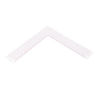 GARIOUANS Règle de Couture Plastique Forme Outil de Mesure pour Tailleur Règle Angle Droit Légère avec Graduation Claire pour Travaux de Couture et Confection
