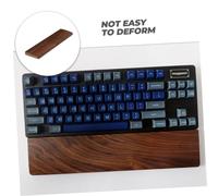 GARIOUANS Repose Poignet Clavier Bois de Ergonomique Surface Lisse Antifatigue pour Bureau et Gamers Accessoire Fiable pour Ordinateur