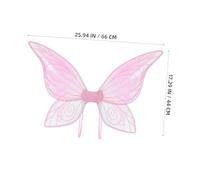 GARIOUANS Rougeoyantes Cape D'aile Costume Grandes De Fée Lumière Fille Butterfly Fairy Wings S'habille Décoration Violet Halloween Rose Fil Coloré