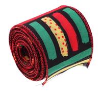 GARIOUANS Ruban de Décoration pour Fête du Mois de L'histoire des Noirs, Ruban en Polyester Solide, Largeur 63 Mm X 4,5 M, Couleur Vibrante pour Emballage Présent et Loisirs Créatifs