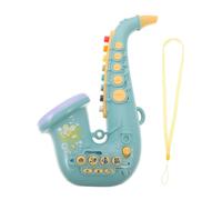 GARIOUANS Saxophone Plastique pour Garçon Fille Instrument de Musique Simulé Accessoire de Scène Créatif pour Fêtes et Éducation Musicale