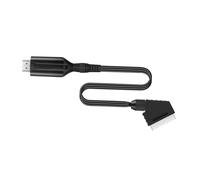 GARIOUANS Scart vers Vidéo Convertisseur avec Scaler Audio Vidéo Câble Direct pour Conversion Analogique Numérique Compatible Hdtv Dvd Vhs