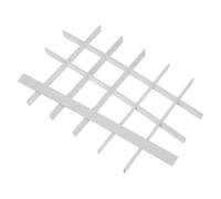 GARIOUANS Séparateurs Modulables pour Boîte à Bijoux Gris en Mousse Douce, Inserts Organisateurs Ajustables pour Rangement Voyage et Exposition, 24 Compartiments 5,2x5,2 Cm