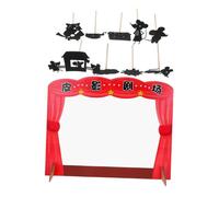 GARIOUANS Set de Marionnettes à Ombres Traditionnelles Chinoises pour Garçon Fille Kit DIY de Théâtre de Marionnettes avec Découpes Artisanales Jeu Éducatif Préscolaire pour Apprentissage
