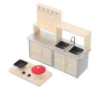GARIOUANS Set de Mini Cuisine Réchaud Induction Miniature et Ustensiles de Cuisine pour Maison de Poupée Accessoires de Jeu Imitation pour Garçon Fille
