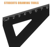 GARIOUANS Set de Règles Métalliques de Dessin pour Étudiants Kit de Mesure Portable Outils Scolaires Précis pour Architectes Enseignants et Artistes