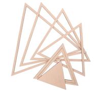 GARIOUANS Set Outils de Poterie Bois Triangulaires Moulage Concentrique pour Modelage Argile et Formation de Plaques Céramique