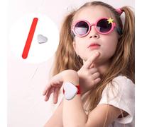 GARIOUANS Slap Silicone Forme Cœur Élastique Aimanté Confortable pour Poignet Femme et Travail