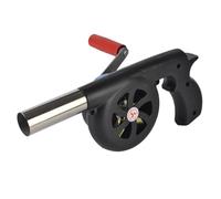 GARIOUANS Soufflet Manuel BBQ Robuste avec Poignée Amovible et Résistance Chaleur Ventilateur Portable pour Barbecue Extérieur Camping et Foyer