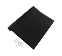 GARIOUANS Sticker Mural Tableau Noir Autocollant Effaçable 45x200 Cm, Papier Peint Tableau Noir Réutilisable pour Bureau et Salle de Classe, Rouleau Grand Format avec 5 Craies Incluses,