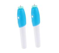 GARIOUANS Stylo De Quilling Électrique Professionnel 2 Pcs, Outil De Bricolage Léger Et Compact, Couleur Blanche, Fente en v pour Papier, pour Travaux Manuels Créatifs Et Décoration Artistique