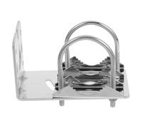 GARIOUANS Support de Mât d'Antenne Extérieur Robuste en Alliage d'Aluminium, Fixation Murale L-Type pour Antenne TV Camping et Amplificateur Parabolique Omnidirectionnel