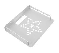 GARIOUANS Support De Projecteur Montage Mural du Projecteur Étagère Murale pour Mini Monture De Rack De Stockage De Routeur Mural Alliage D'aluminium Blanche