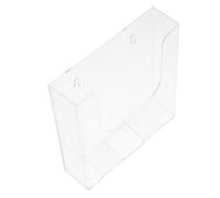 GARIOUANS Support Mural Transparent pour Dossiers Porte Documents de Bureau Stable et Fonctionnel Rangement Administratif Compact pour Brochures et Magazines