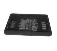 GARIOUANS Support Ordinateur Portable avec Ventilateur de Refroidissement LED Plateau Maille Métallique Ergonomique et Antidérapants pour Bureau et Gaming