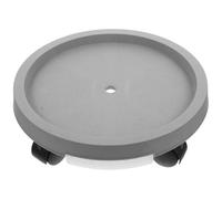 GARIOUANS Support Pot Fleurs Mobile avec roulettes Pivotantes Plateau Rond PP Résistant avec Bac Récupérateur Eau Protection Sol et Stabilité pour Jardin Intérieur et Extérieur Charge