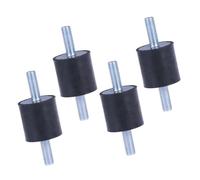 GARIOUANS Supports en Caoutchouc Amortisseurs Antivibrations pour Climatiseur 4pcs Noir Effet Tampon des Vibrations Équipement