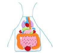 GARIOUANS Tablier Éducatif 3D Organes du Corps Humain Pédagogique pour Garçon et Filles Aide à L’Apprentissage en Maternelle Outil D’Enseignement Anatomie pour École et Maison