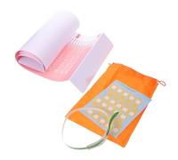 GARIOUANS Tapis de Mesure Croissance Garçon Fille Ans avec Ruban Toise Portable pour Hauteur Tour de Tête et Pied Suivi Précis Du Développement Infantile Rose