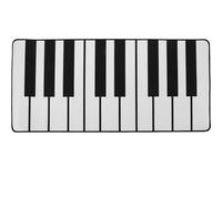 GARIOUANS Tapis de Souris Surdimensionné à Touches de Piano, Surface Lisse et Précise, Base Antidérapante pour Bureau Professionnel, sous-Main Clavier et Souris, Espace de Travail Musical