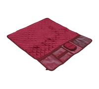 GARIOUANS Tapis Housse Machine à Coudre Oxford Imperméable avec Poches Coussin de Protection pour Table Facile à Plier et Ranger Décor Floral pour Couture et Rangement Pratique