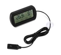 GARIOUANS Thermomètre Hygromètre Numérique pour Incubateur Œufs avec Alarme Capteur à Large Écran LCD Clair pour Reptiles et Animaux Amphibiens Usage Intérieur Extérieur