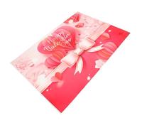 GARIOUANS Toile de Fond Photo Saint-Valentin en Tissu Motif Cœur et Nœud Décor Romantique pour Studio Photo Arrière-Plan de Fête en 150X100 CM Événements
