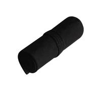 GARIOUANS Trousse à Crayons Toile Portable Compartiments Pochette Enroulable Chic pour Stylos et Marqueurs Organisateur Pratique pour Artistes et Étudiants Noir