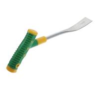 GARIOUANS Truelle de Jardin Compacte en Acier Inoxydable 3 Pouces Poignée Bi-Couleur Plastique pour Creuser Légumes et Désherbage, Outil Manuel Robuste pour Jardinage Extérieur