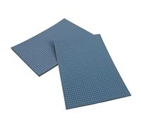 GARIOUANS Tuiles Miniatures de Toit Réalistes Gris PVC 1/25 pour Modélisme Architectural, Décoration Maison de Poupée, 6 Pièces pour Table à Sable et Diorama Créatif