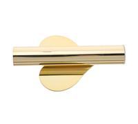GARIOUANS Vase Mural Doré Cœur Adhésif sans Perçage Tube à Fleurs Suspendu Minimaliste pour Décoration Salon Chambre Bureau