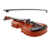 GARIOUANS Violon pour Garçon et Filles Modèle Délicat en Plastique Couleur Brun Foncé 370b, Instrument de Musique Miniature pour Tout-Petit, Ornement Réaliste Décoratif Bureau