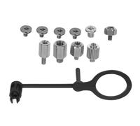 GARIOUANS Vis de Montage pour SSD M2 Kit Complet 20 Pièces en Alliage Robuste Dissipateur Thermique Intégré Fixation Sécurisée pour Ordinateurs Portables PC Consoles de Jeux Compatible