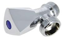 Robinet simple de machine à laver 1/2 3/4 Luxe tête laiton chromé - GARIS - B01-RMLZ