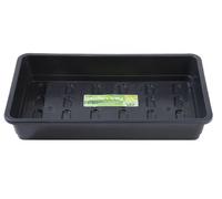 Garland 1 Plateau à graines Standard de Taille Standard, Noir, sans Trous, 38 x 6 x 24 cm