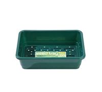 Garland 1 Plateau à graines Standard Demi-Taille, Vert, avec Trous, 23 x 6 x 17 cm.