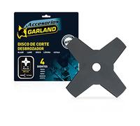 Garland Disque pour débroussailleuse 7100255144 – 4 dents – 255 mm Ø