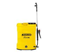 GARLAND FUM 312 ML-V23 Fumigateur pulvérisateur batterie 12 l, sac à dos avec batterie au lithium 12 V 8 Ah, lance acier, système TSS, autonomie 3h, rechargeable, régulateur électronique