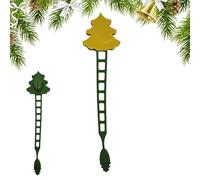 Garland Ties, Silicone Wreath Hanger, Decorative Adhesive Christmas Ties for Banister, Outdoor Stocking, Fireplace, Staircase, Door, Vine, Trellis, Landscape, Tomato, Mantle, 9.06x0.59 inches