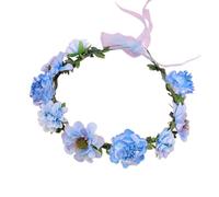 Garlandais Florale Couronne De Cheveux Couronne De Couleurs Lumineuses Bounges Fleur Fleur Femmes Fleurs Mariée Pour Le Marché Du Stand