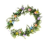 Garlande de Printemps pour Pâques, Couronne d'oeufs Pâques - à la Main au | Guirlande Rustique avec des œufs décorative saisonnière l'intérieur et l'extérieur