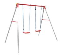 Garlando Balançoire de jardin CANDY 2 Plus pour enfants et adolescents avec 2 pl
