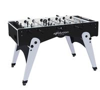 Garlando Table de baby-foot Foldy Evolution noir / argent Barres professionnelles (PR)